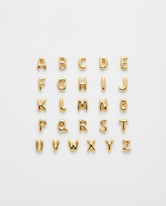 Bubble Letter Stud