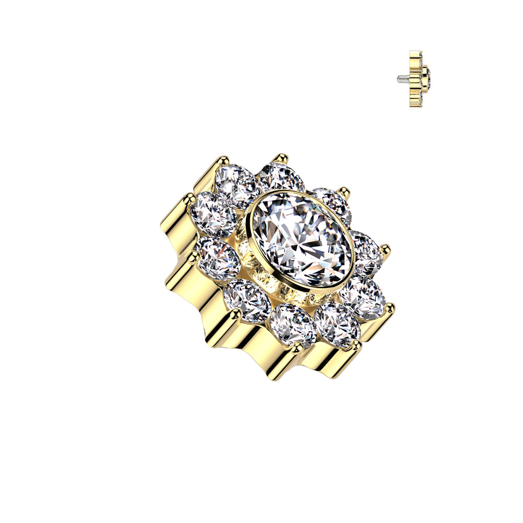 Daisy Floating Navel Top