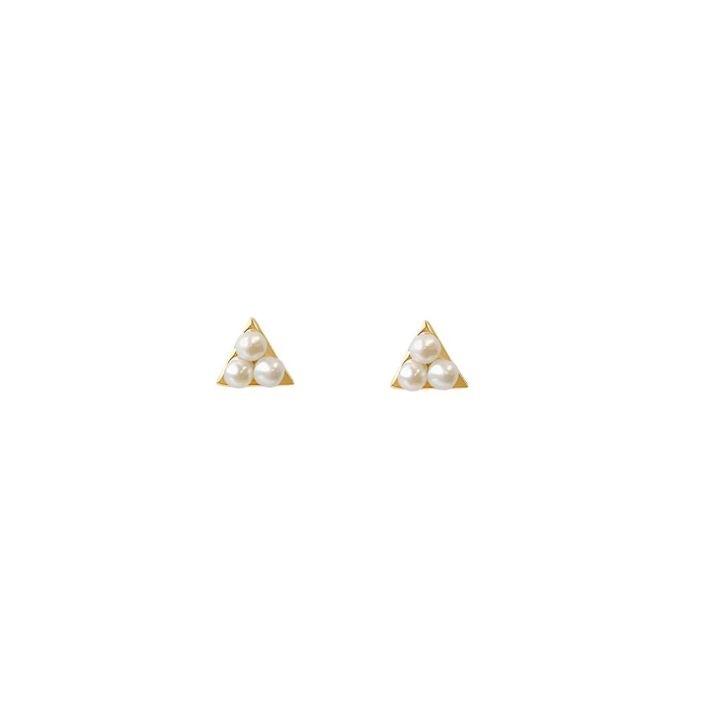 Pearla Triangle Stud