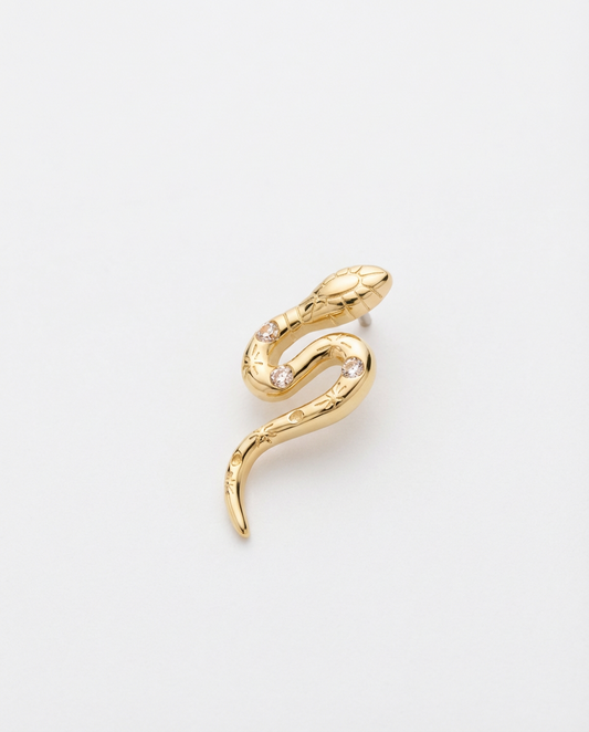 Sparkle Serpent Stud