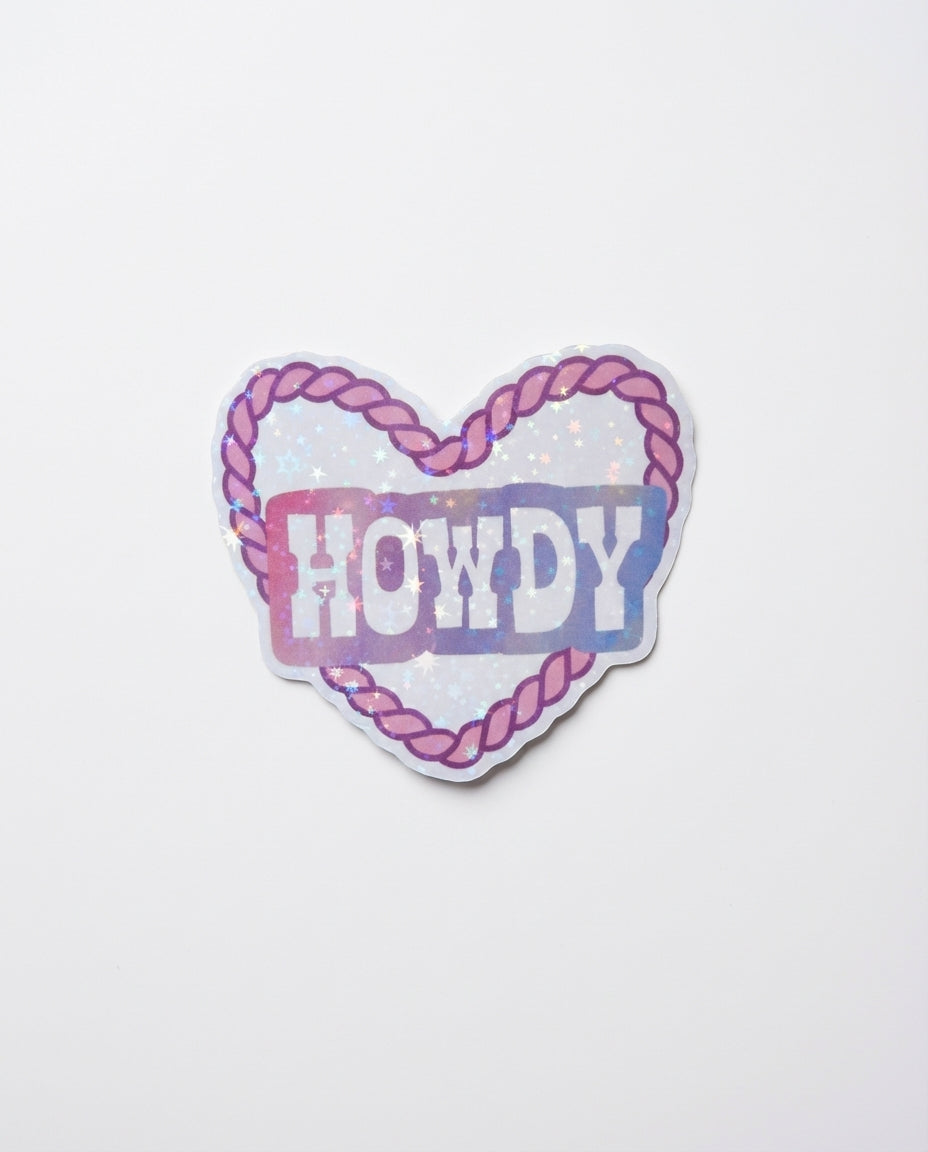 Howdy Sticker