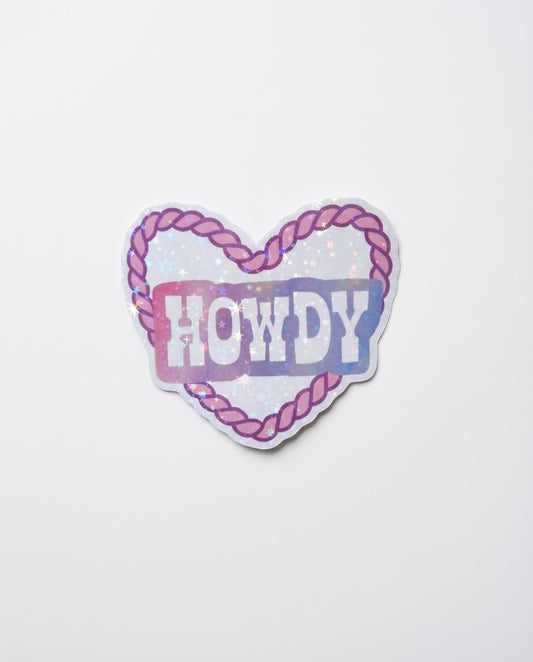 Howdy Sticker