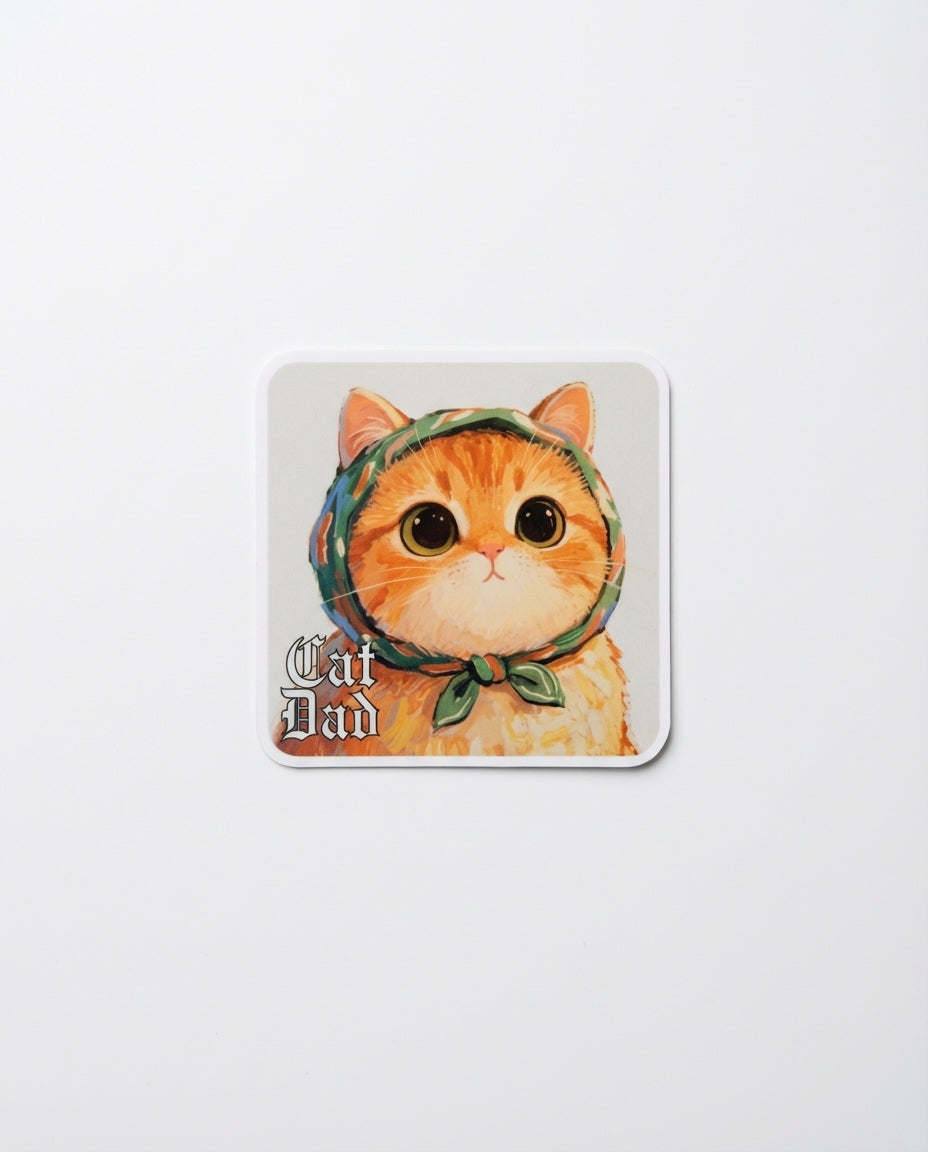 Cat Dad Sticker