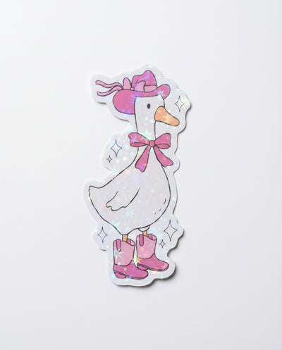 Goose In Boots Sticker