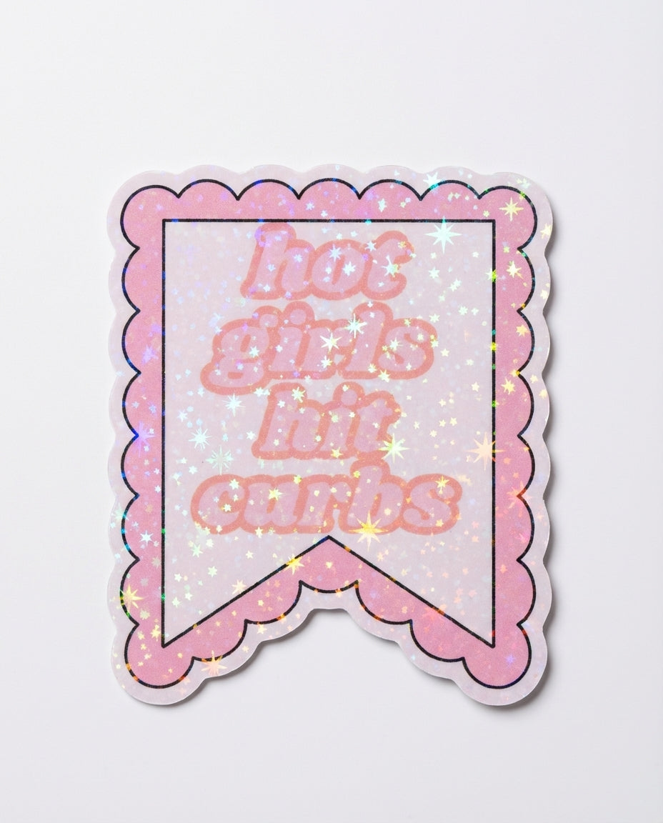 Hot Girls Hit Curbs Sticker