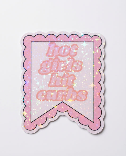 Hot Girls Hit Curbs Sticker