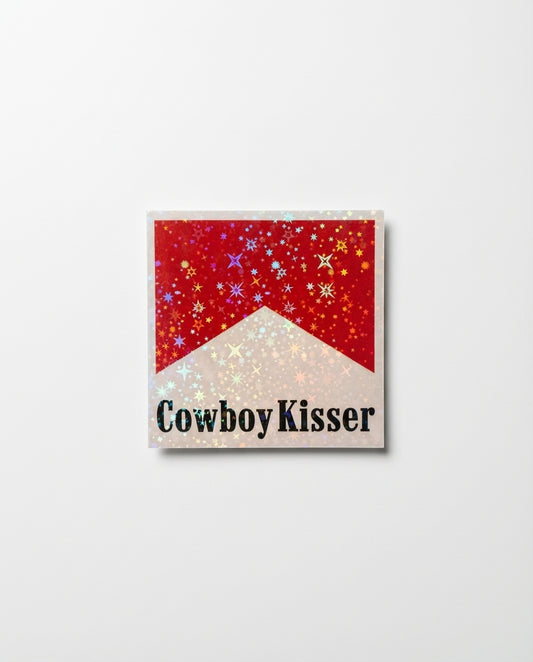 Cowboy Kisser Sticker
