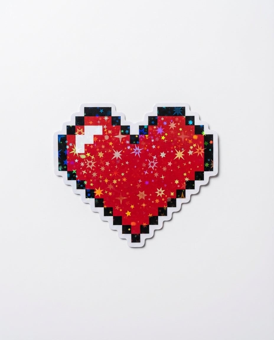 Digi Heart Sticker