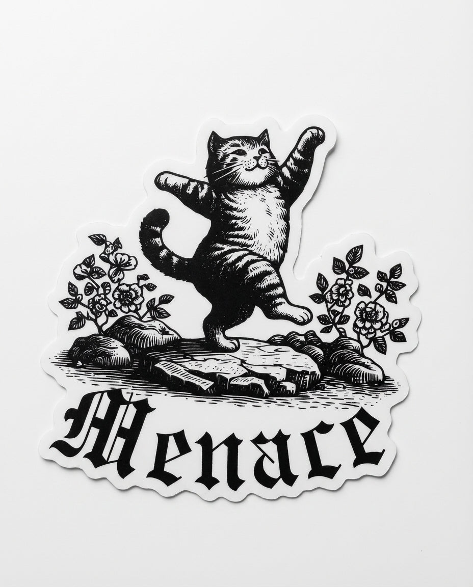 Menace Sticker
