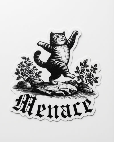 Menace Sticker