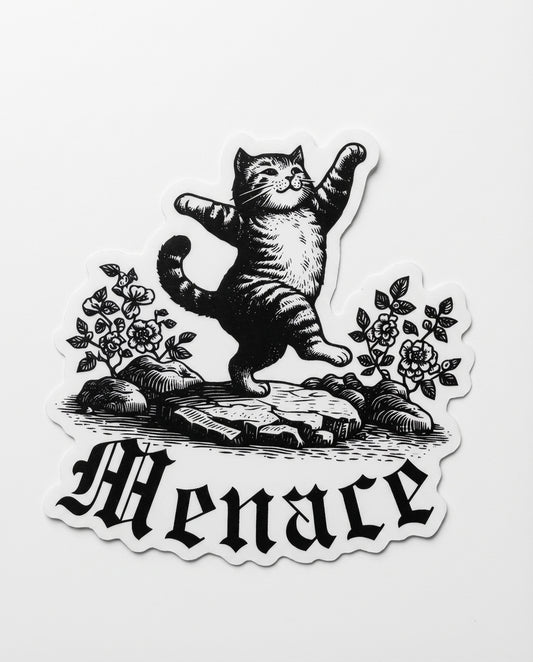 Menace Sticker